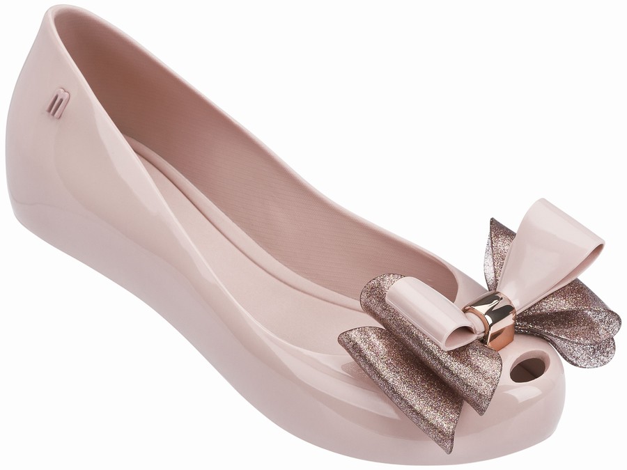Bailarinas Melissa Ultragirl Triple Glitter Bow Mujer - Rosas - Argentina RYH-213450